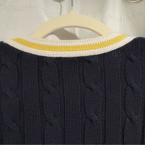 Vintage Ralph Lauren Sport Navy Cardigan - Picture 5 of 7